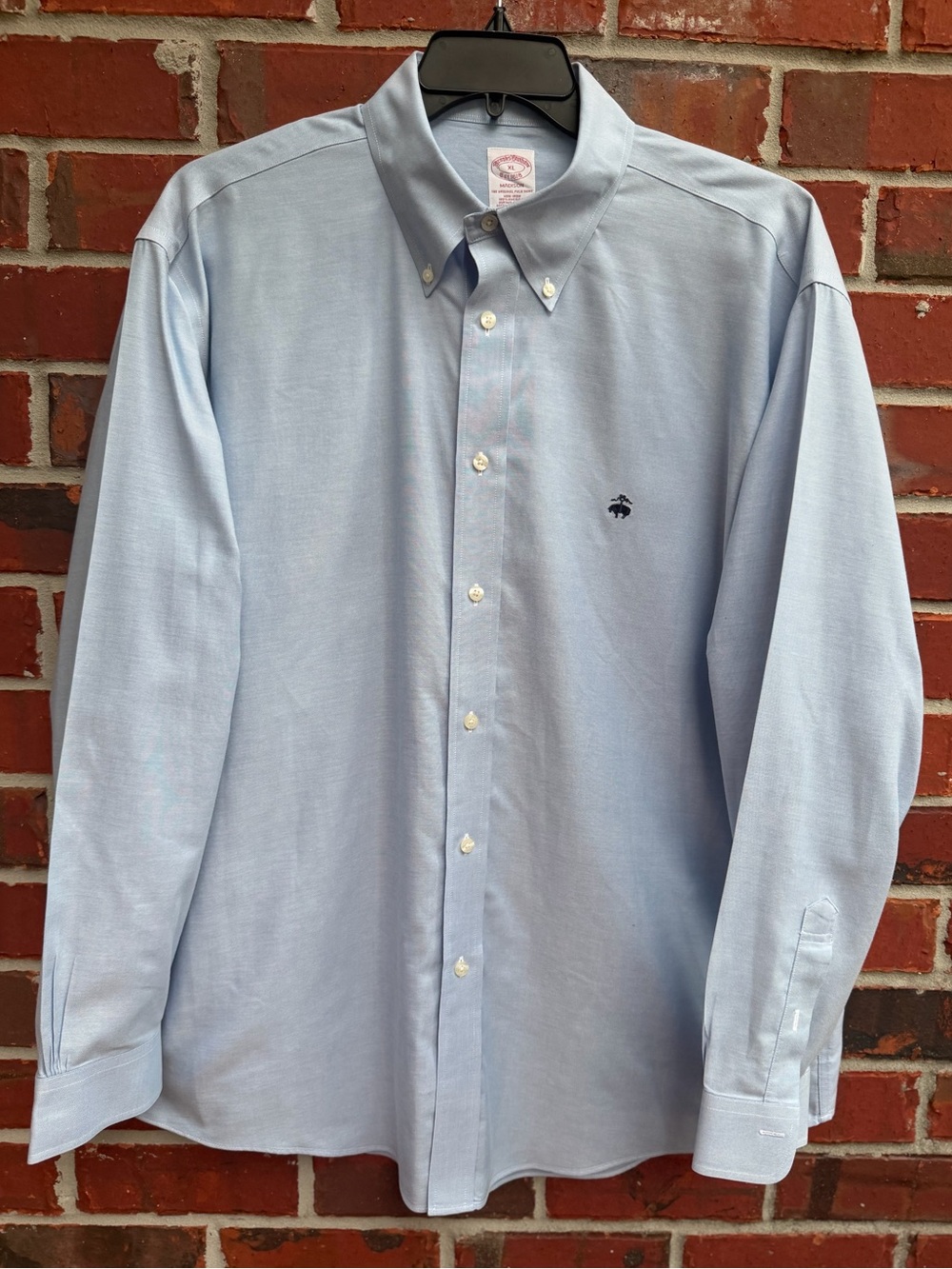 Brooks Brothers Madison XL Light Blue Button-Down Supima Cotton Dress Shirt P2
